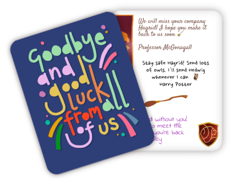 we will miss you cards for coworker